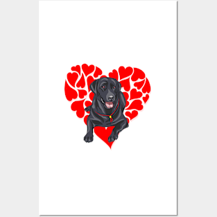 Labrador Queen of Hearts! Especially for Labrador Retriever owners! Posters and Art